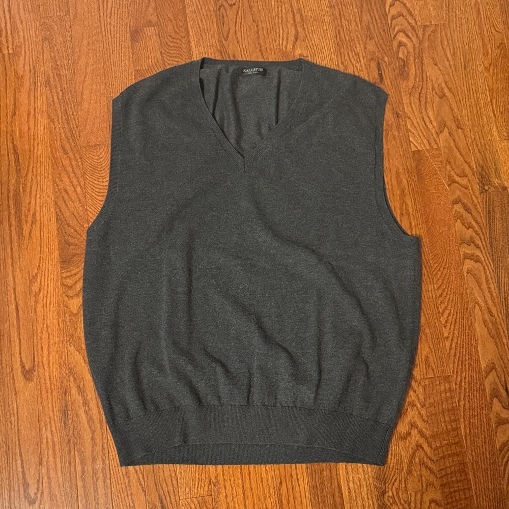 Men's Gray Sweater Vest